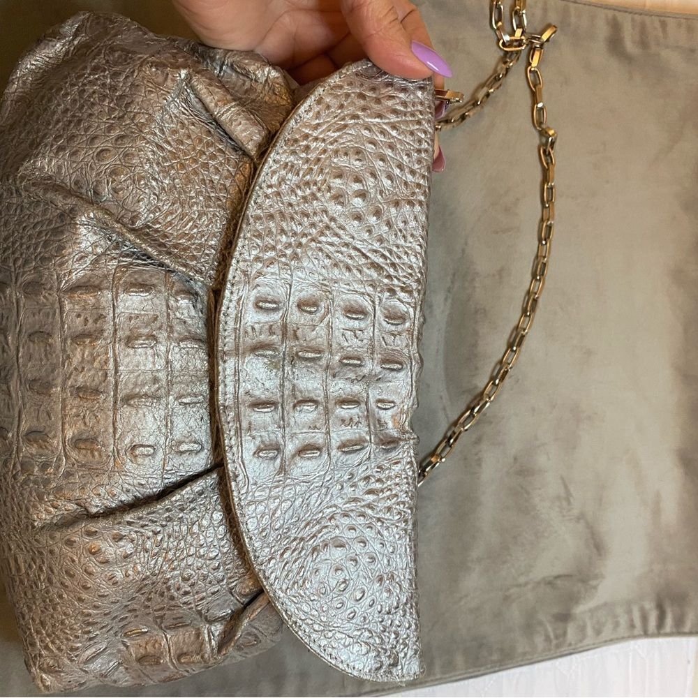 Zara Terez genuine alligator skin chain shoulder purse - Picture 6 of 13